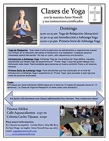 Ongoing Yoga Classes in Tijuana, Mexico